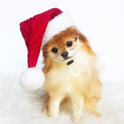 Cable Knit Santa Hat