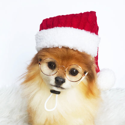 Cable Knit Santa Hat