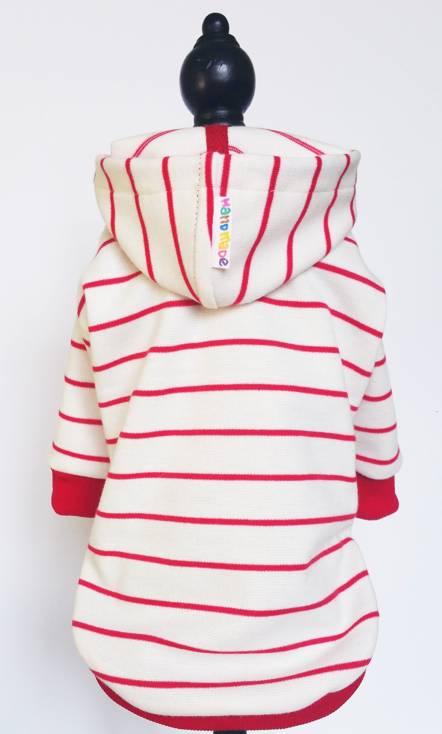 Red striped Hoodie