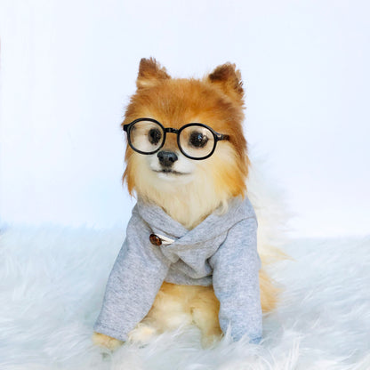 Shawl collar fleece sweaters
