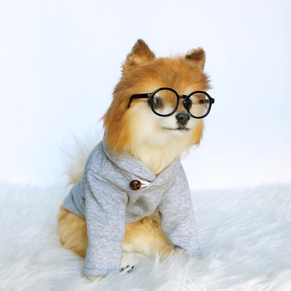 Shawl collar fleece sweaters