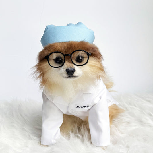 Personalized Doctor gown & matching cap set