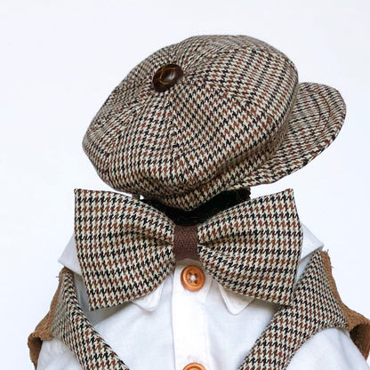 Newsboy Cap & Bowtie Set