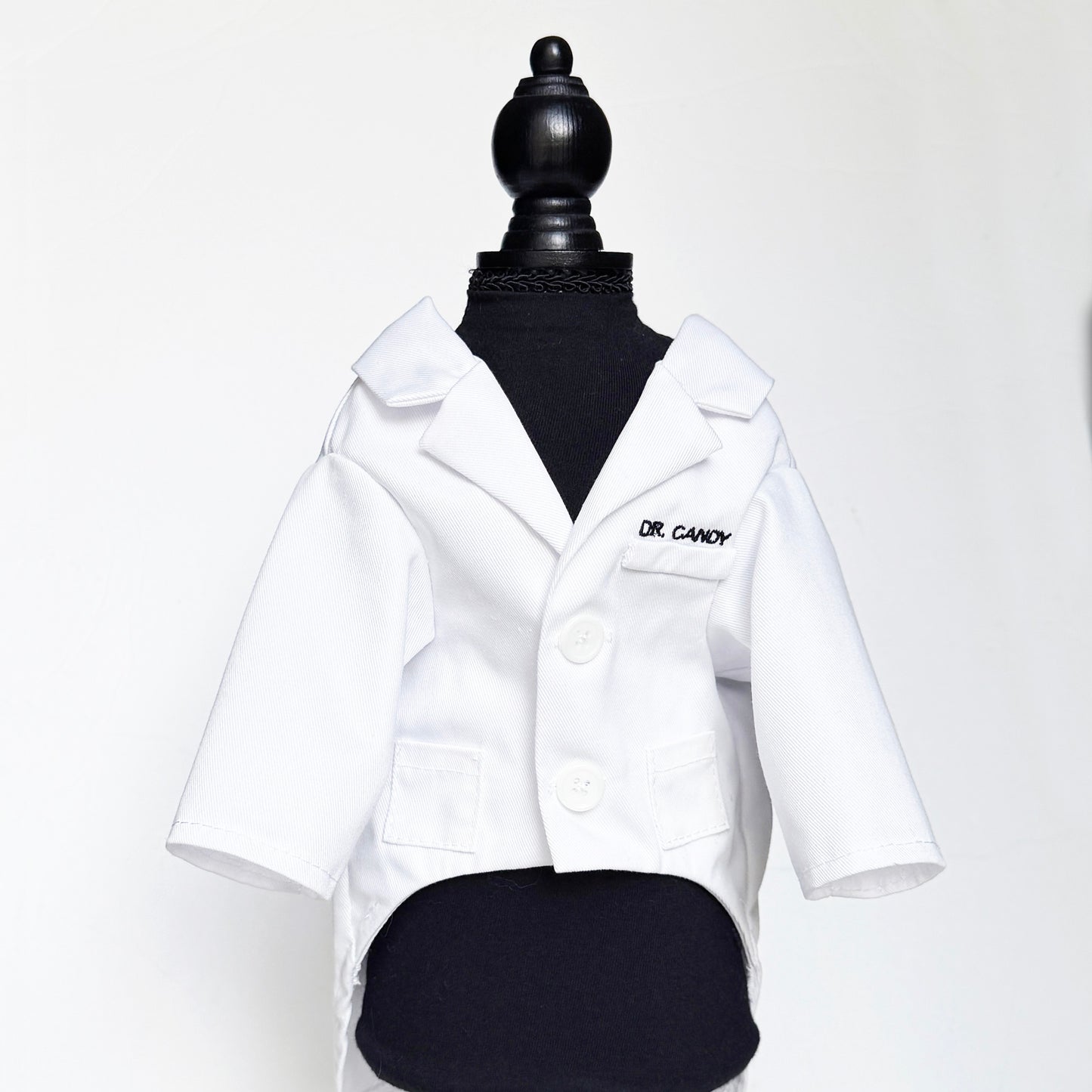 Personalized Doctor gown & matching mask prop Costume set