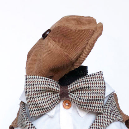Newsboy Cap & Bowtie Set