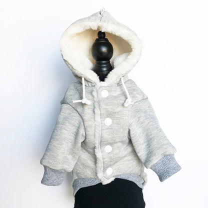 Faux Fur lined Hoodie Jackets