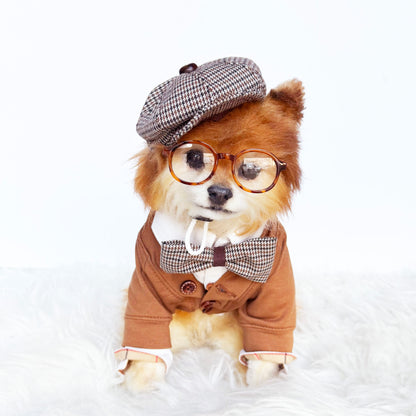 Newsboy Cap & Bowtie Set