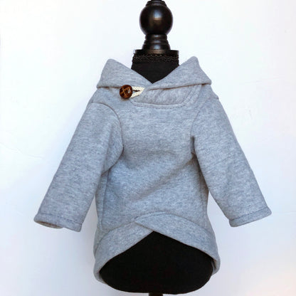 Shawl collar fleece sweaters
