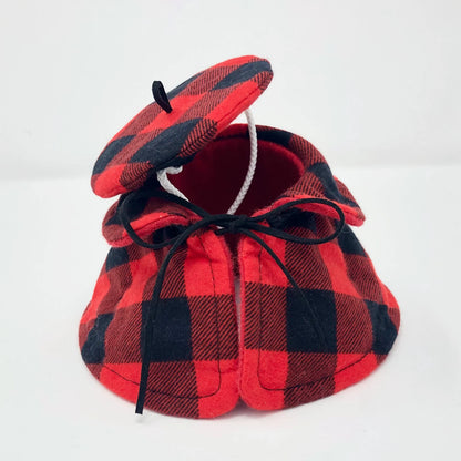 French Beret & reversible Cape Set