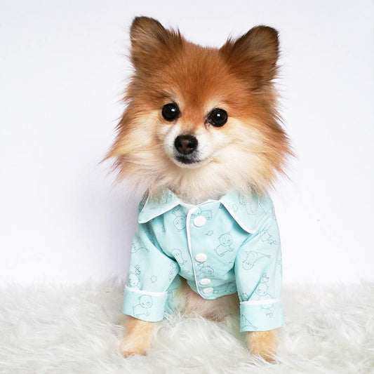 Cute print pajama shirts