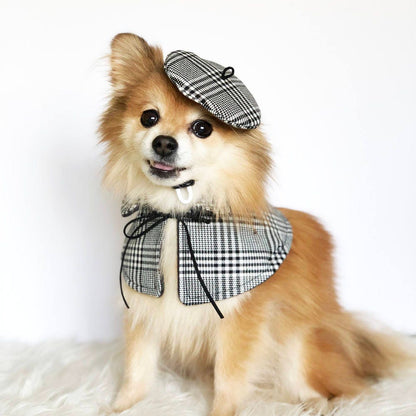 French Beret & reversible Cape Set
