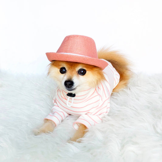 Peach Coral Fedora
