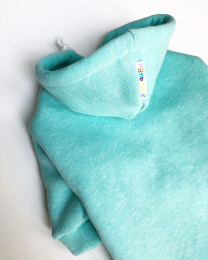 Mint Green Fleece hoodie