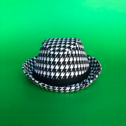 Houndstooth Fedora
