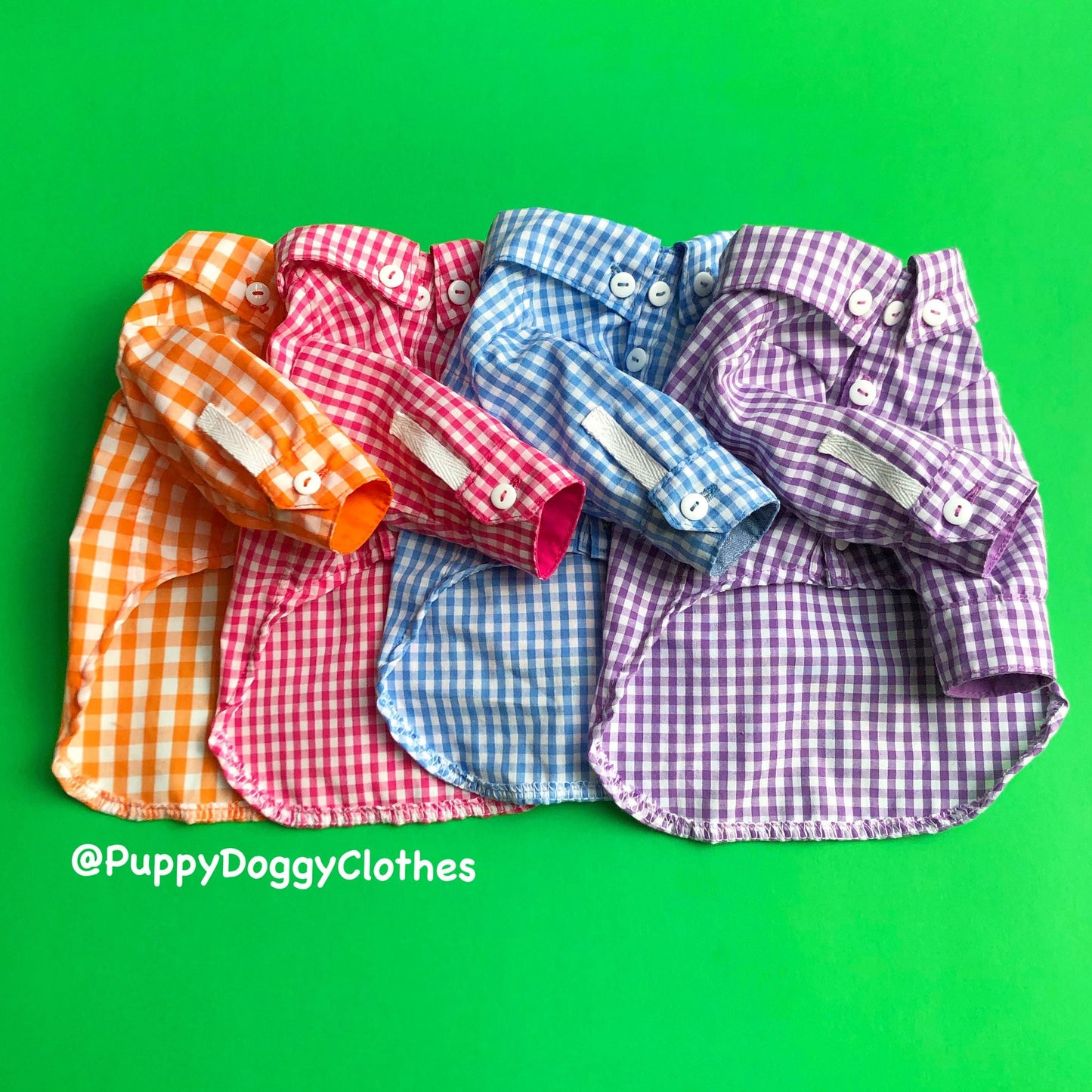 Gingham Button Down Shirts