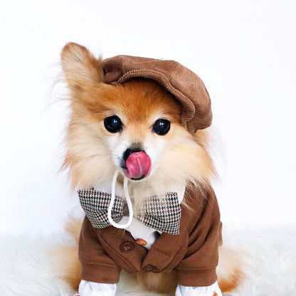 Newsboy Cap & Bowtie Set