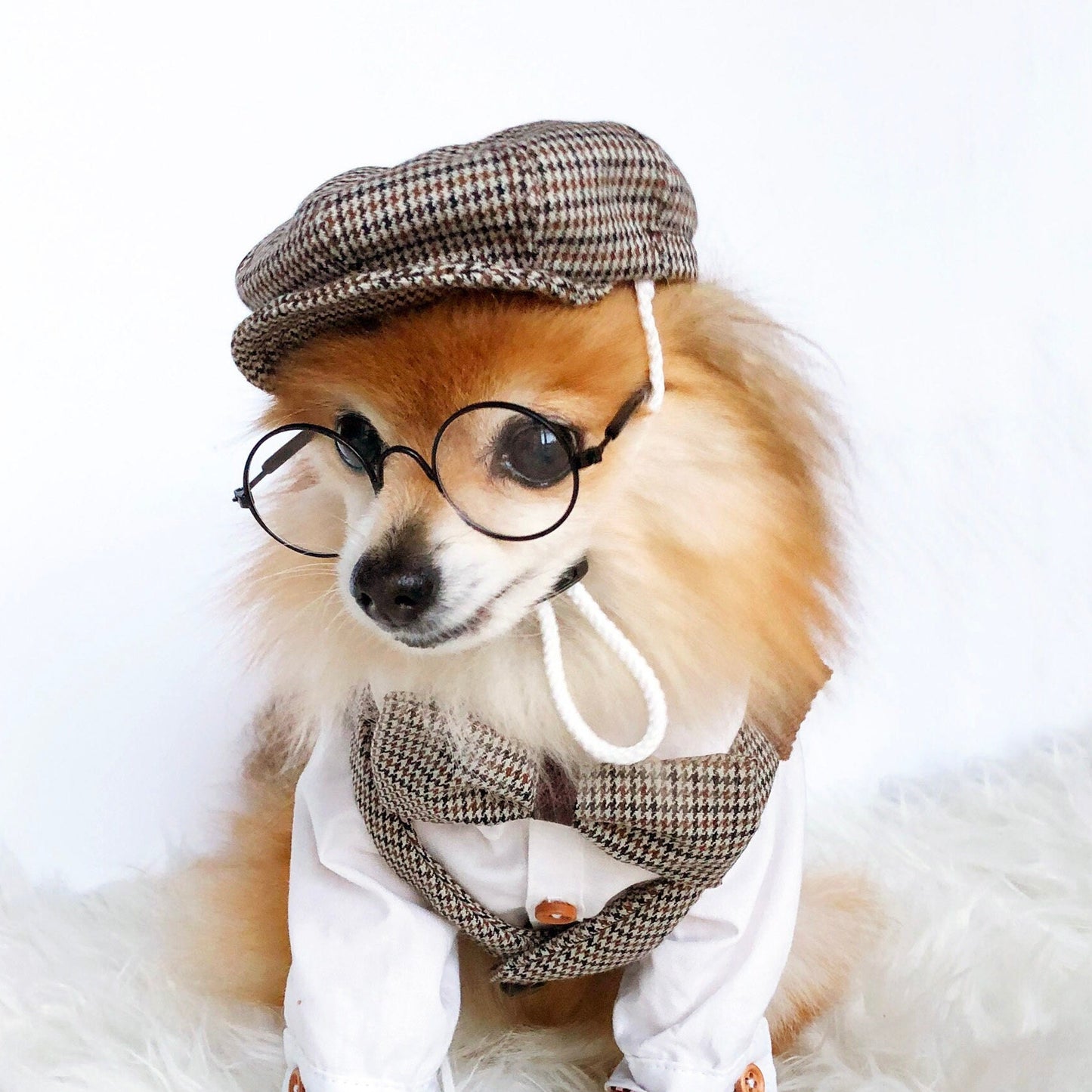 Newsboy Cap & Bowtie Set