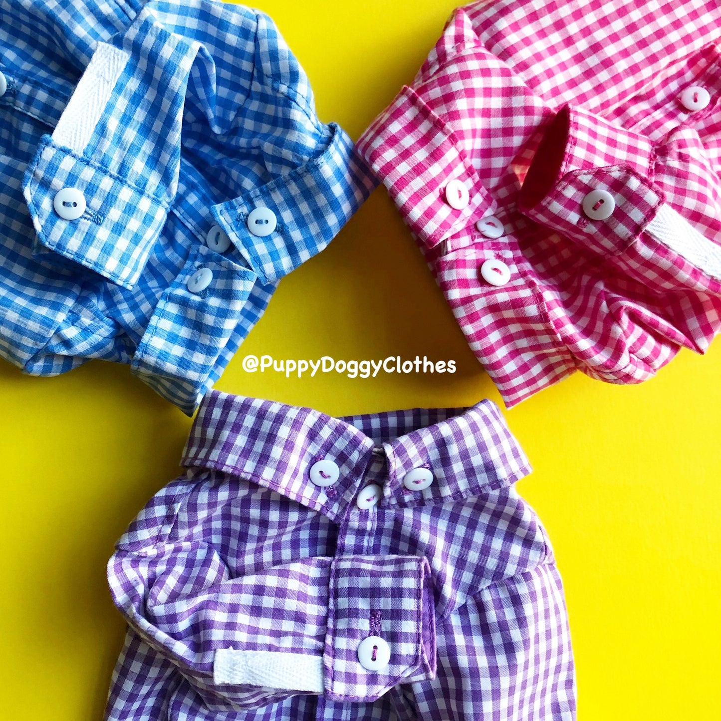 Gingham Button Down Shirts