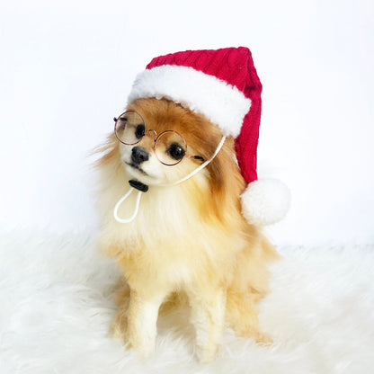 Cable Knit Santa Hat