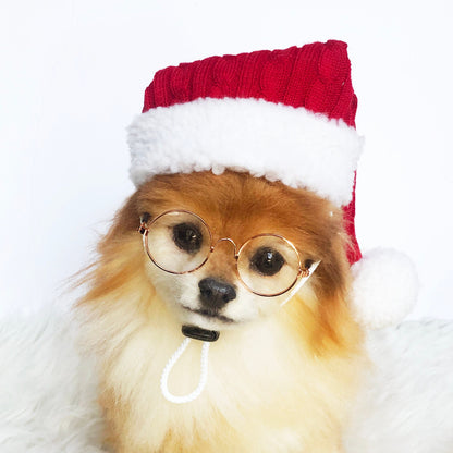 Cable Knit Santa Hat