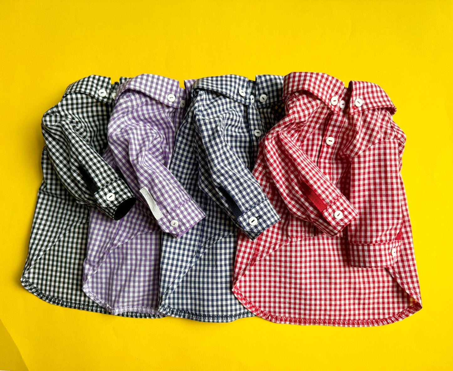 Gingham Button Down Shirts