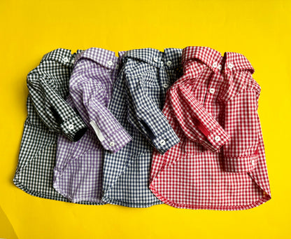 Gingham Button Down Shirts