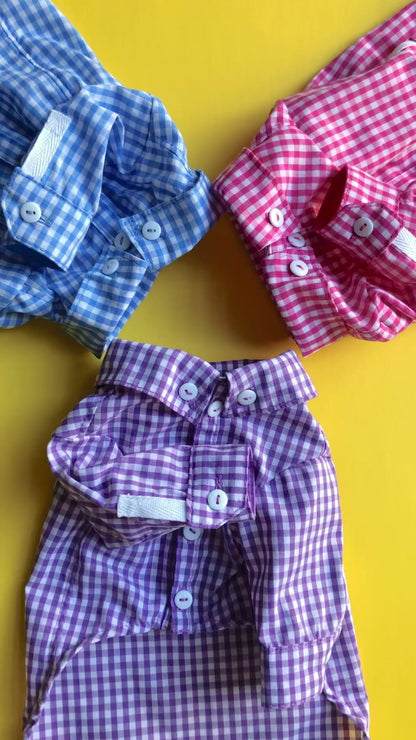 Gingham Button Down Shirts