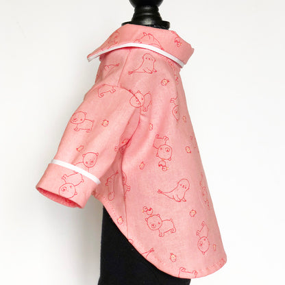 Cute print pajama shirts