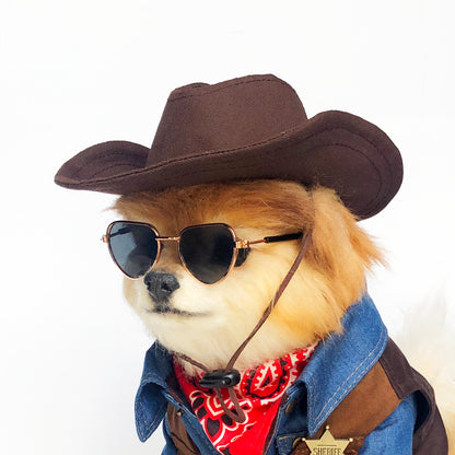Western Cowboy Hat & Scarf