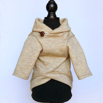 Shawl collar fleece sweaters